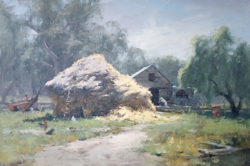 Hay Stack Chandlers Farm Barmah (45x30cm)