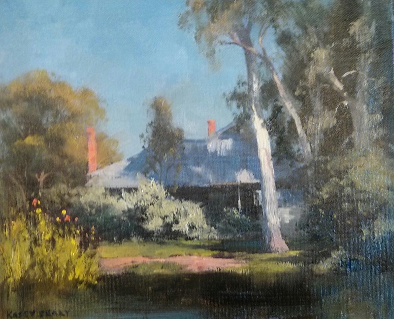 Deniliquin Cottage (30x25cm)