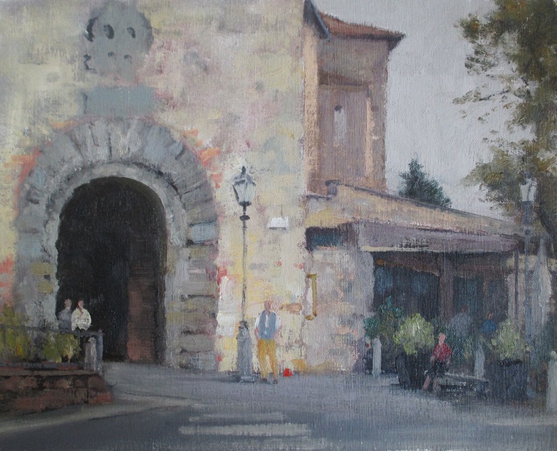 Lucignano Entrance (30x25cm)