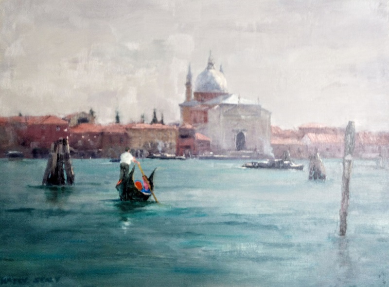 Soft Grey Venice (38x30cm)