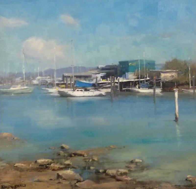 Maloolaba Harbour, QLD (38x38cm)