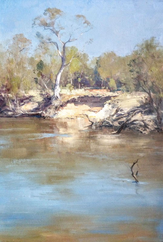 Murray River, Echuca (30x45cm)