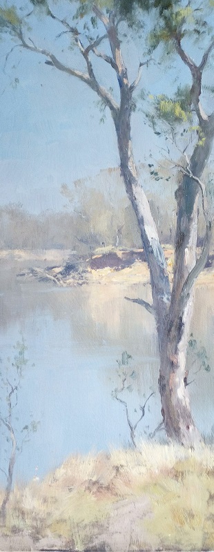 Murray River Glimpse (16x40cm)