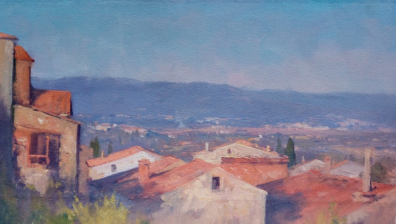 Tuscan Vista (45x25cm)