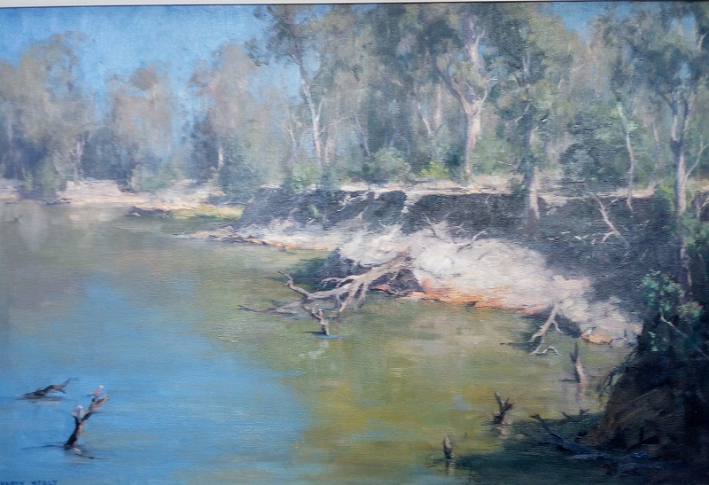 Murray River at Strathmerton (90x60cm)