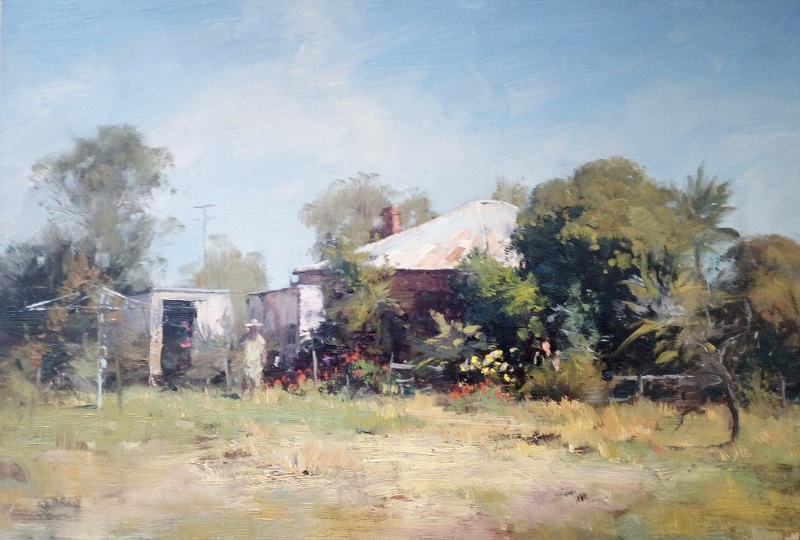 Old Timer Echuca (45x30cm)