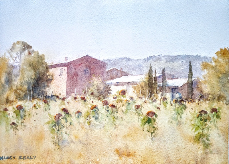 Tuscan Autumn (35x25cm) wc