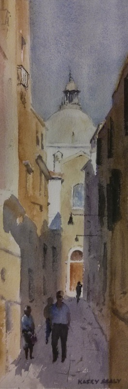 Venice Glimpse (18x33cm) wc